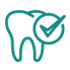 logo di un dente è un simbolo di conferma