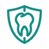 logo di un distintivo e dentro un dente