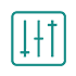logo con delle barre regolatrici