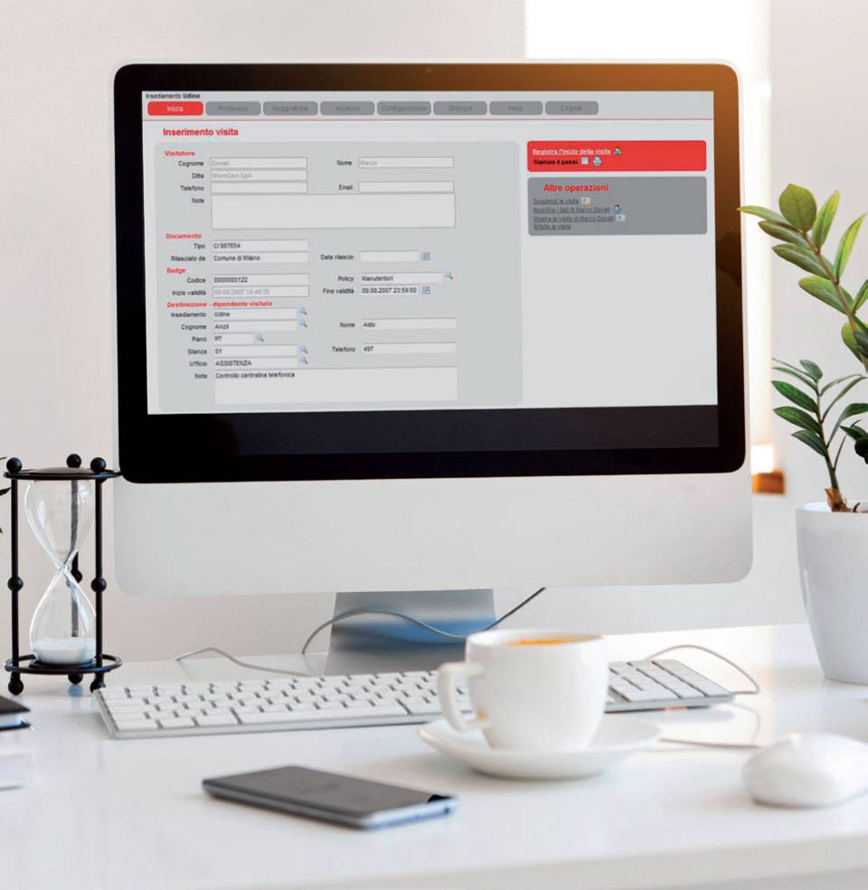 Software di gestione accessi