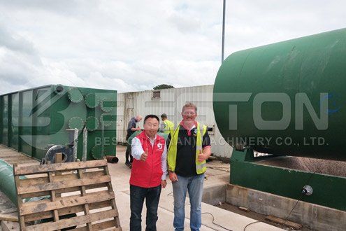 Rubber Recycling Plant Shipped to Foreign Country