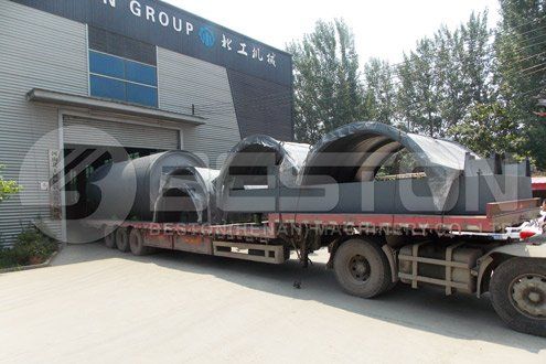 Shipment of Beston Pyrolysis Machine