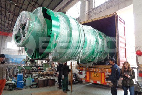 Shipment of Biochar Production Equipment