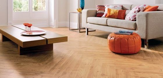 Brand new flooring in a modern living room in Lincolnshire