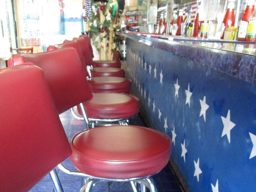 inside of american burgers