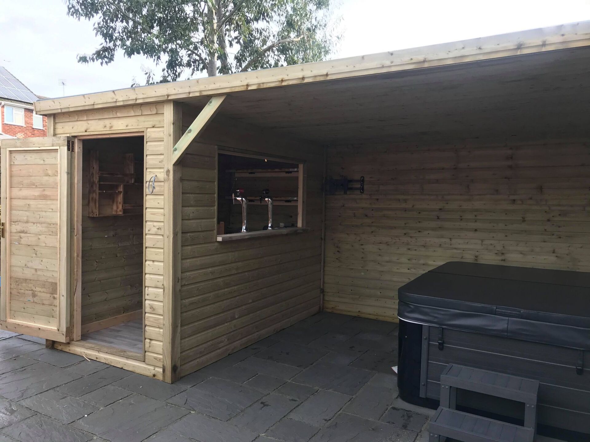 All In One Bar and Hot Tub Canopy All In One Bar and Hot Tub Canopy