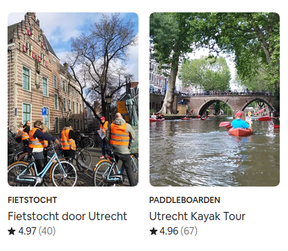 Reviews van Utours op Airbnb