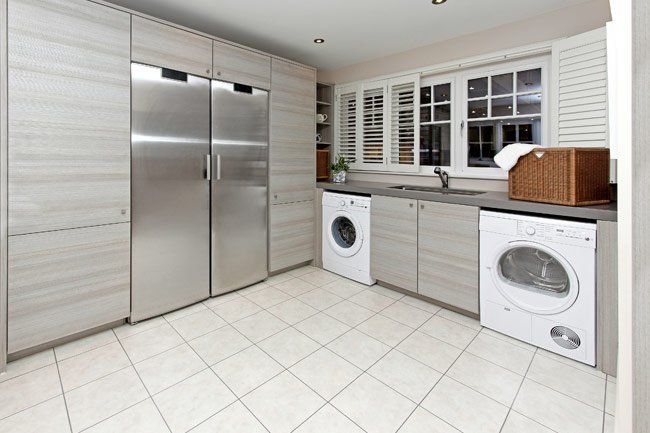 modern laundry room
