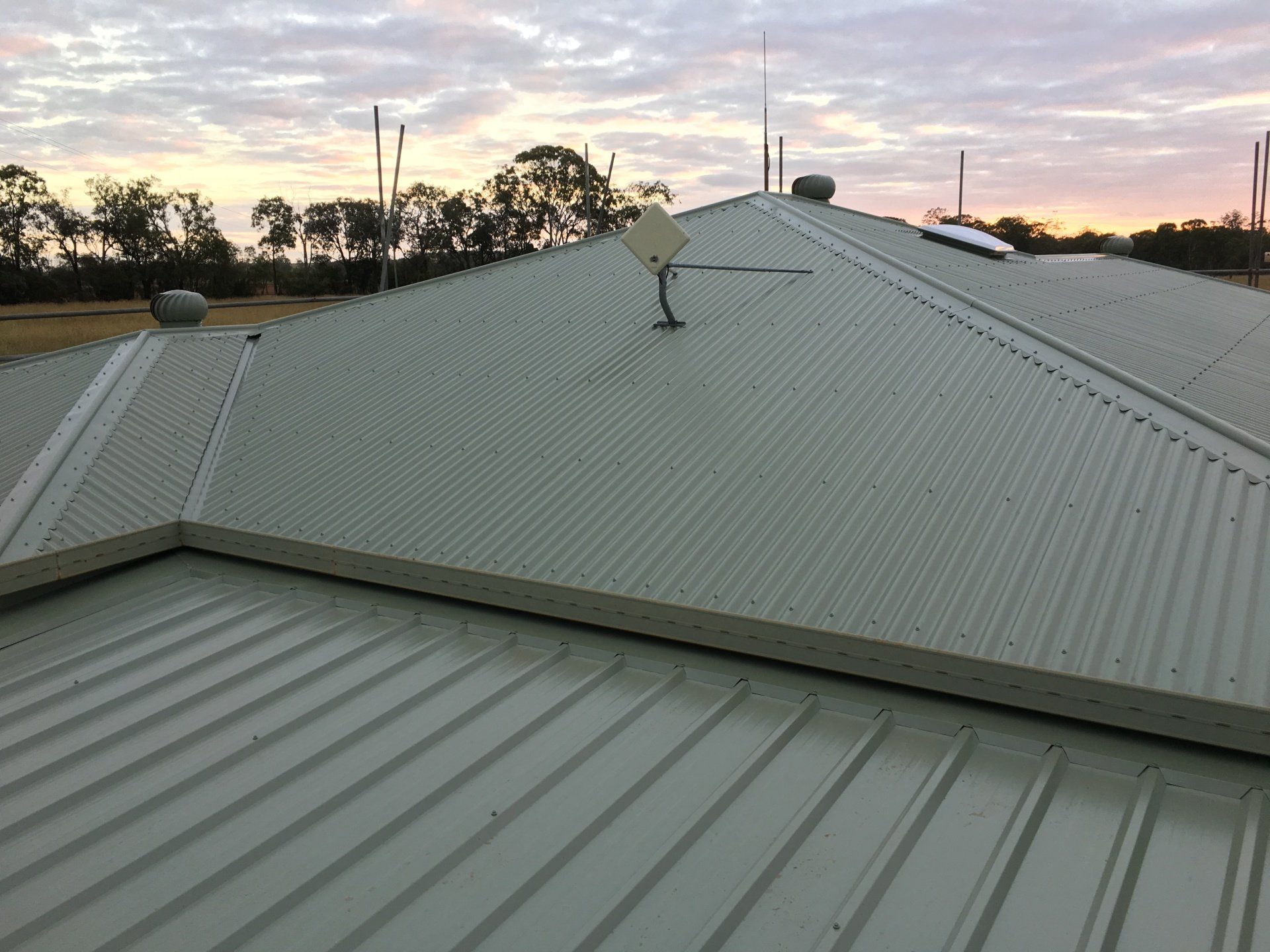 Insulated metal re-roof roof replacement