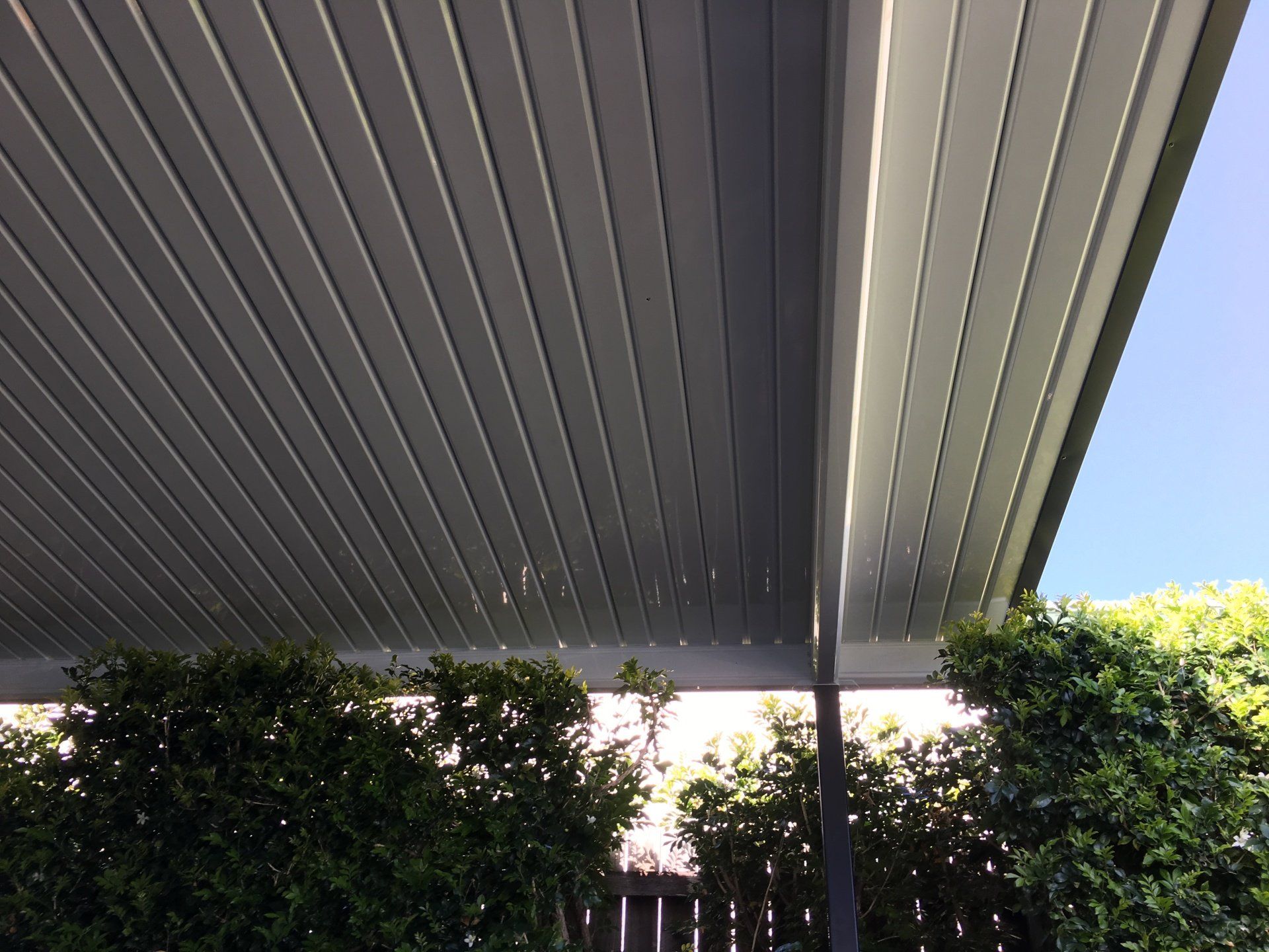 Single Skin Colorbond Carport Free standing