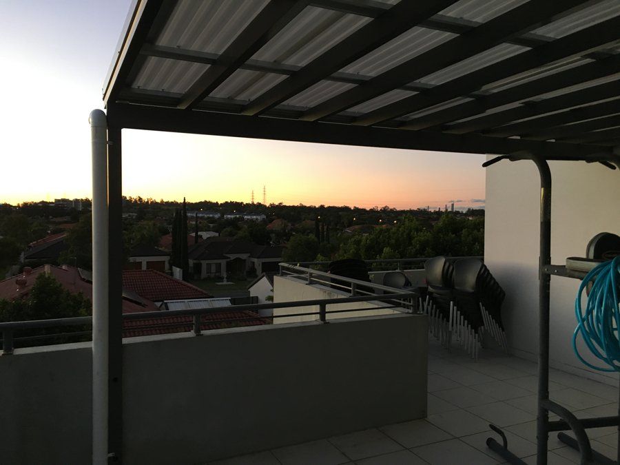 New translucent patio roof polycarbonate