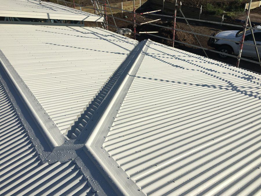 New Colorbond corrugated ridge capping