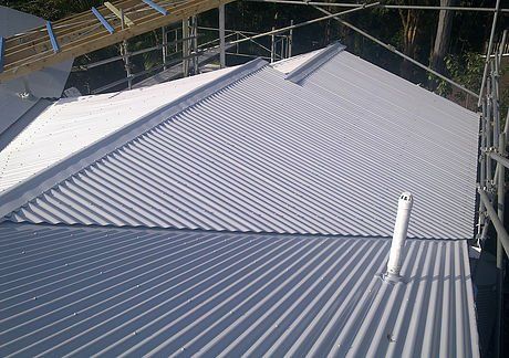 Re-roof tile to metal roof conversion Colorbond