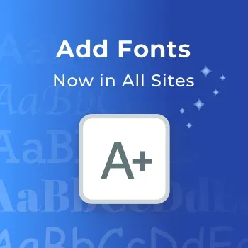 Add custom fonts on sites built with SiteCMS!