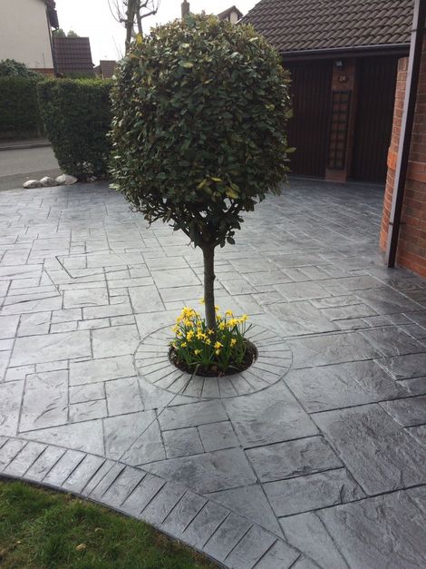 Patterned concrete