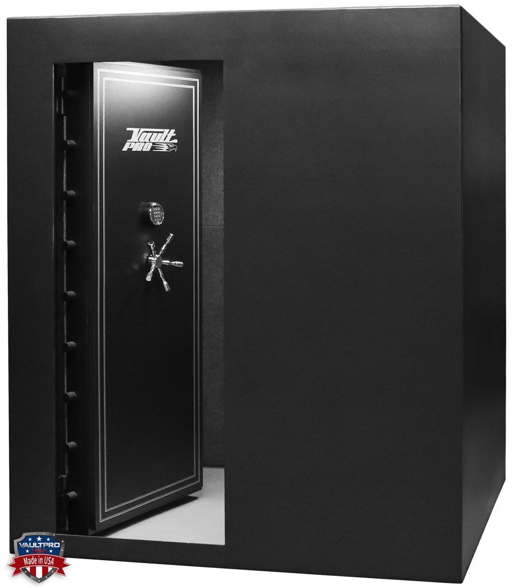 Modular Shelter Safe Room with In-Swing Door option and Internal Release.