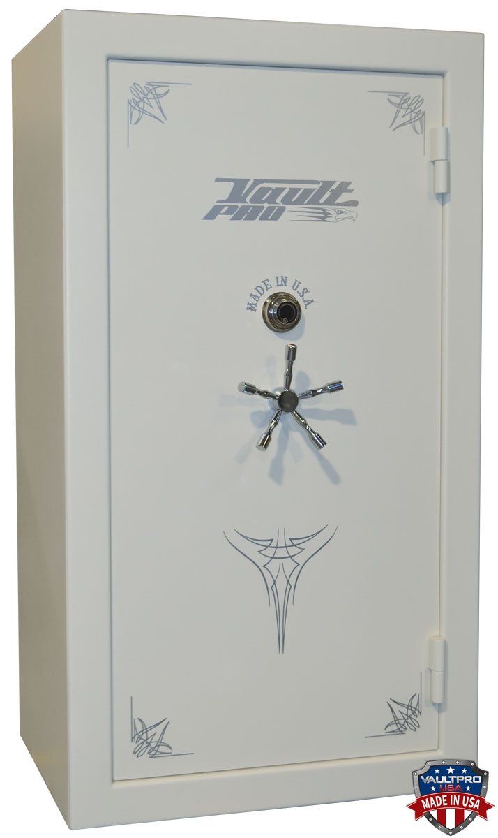 Medium size gun safe with American made lock.