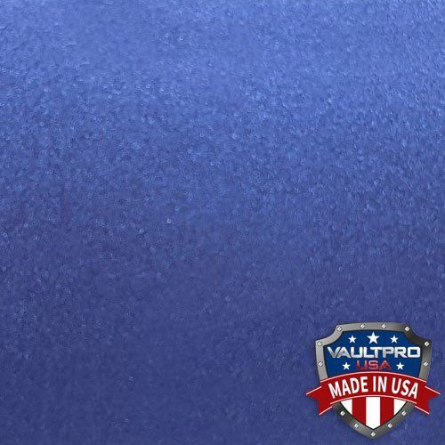 Blue textured background with a small Vault Pro USA Made in USA badge in the bottom-right corner