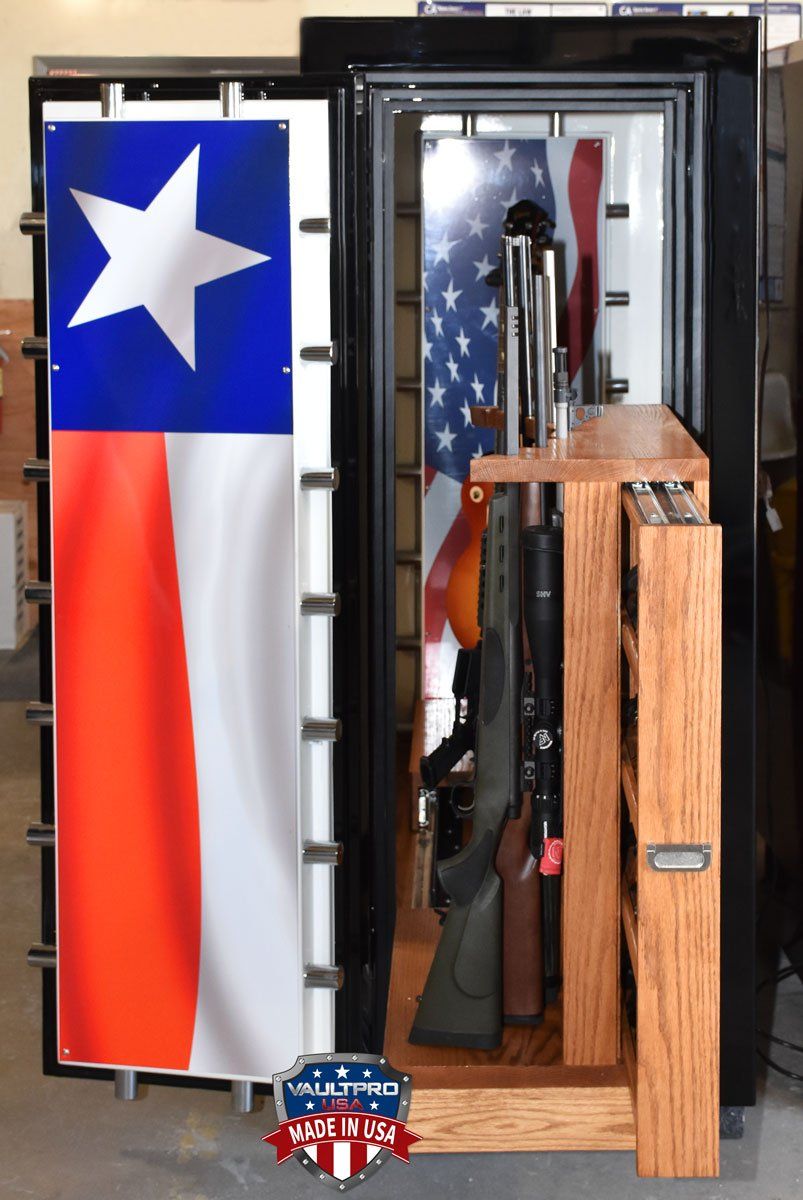 Fire and Ballistic Resistant Display Safe Fire and Ballistic Resistant Display Safe Interior. Full Safe doors at both ends.