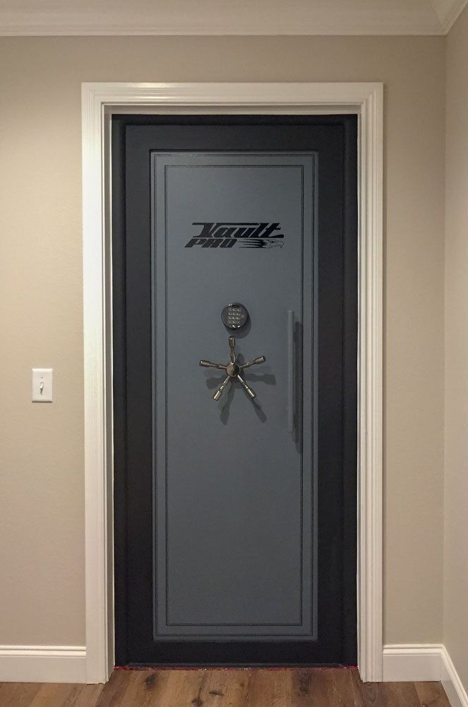 Reverse Flange & Inside Wall Mounted Vault Door.