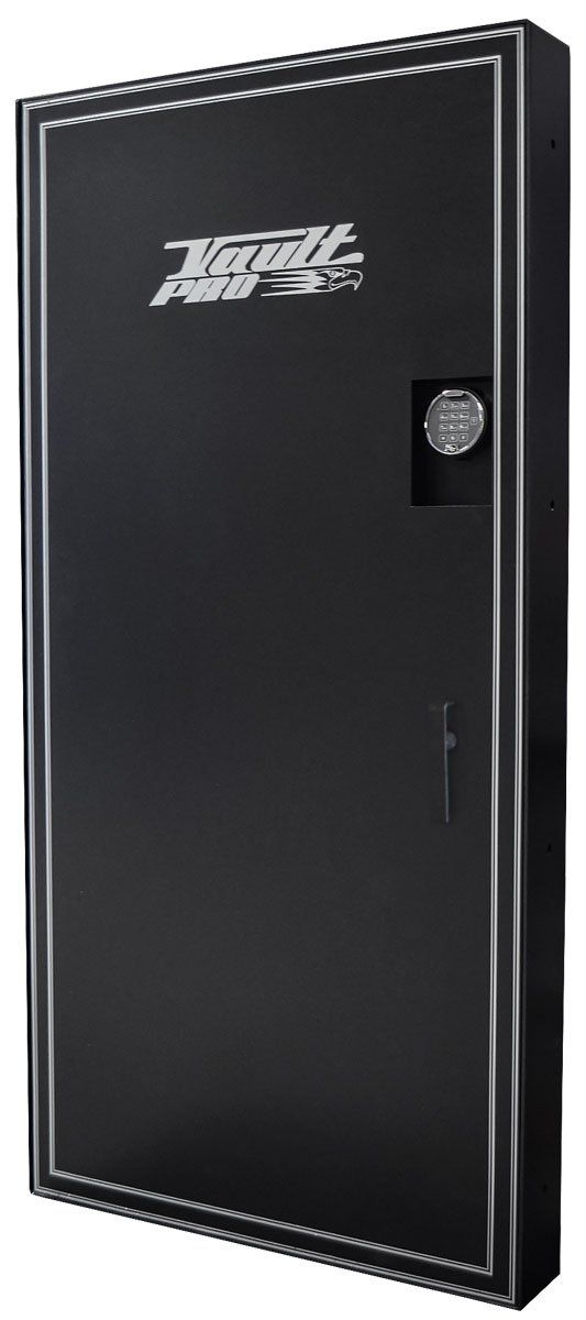 Concealed wall safe with quick access to guns