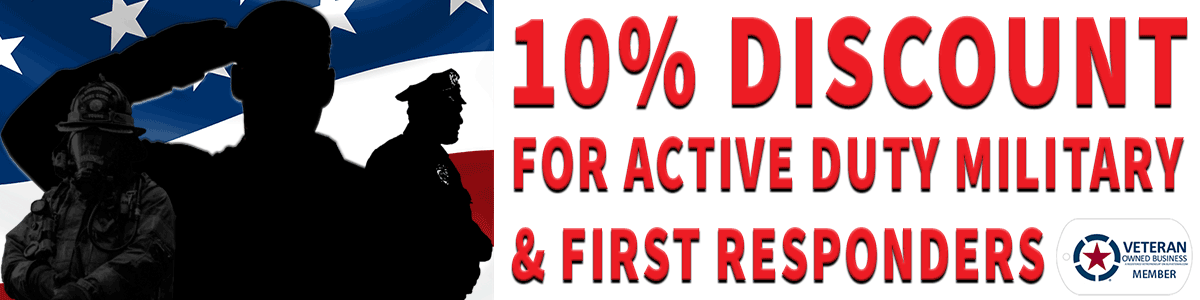 military and first responder discounts