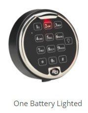 Click for Battery Changing Guide and Instructions S & G Lock Dial One Battery Lighted