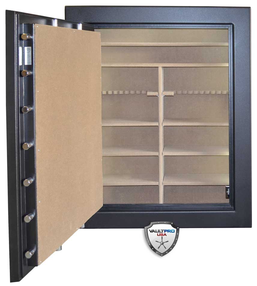Custom Convertible Interiors Allows for Easy Change from Long Gun Storage to Shelves.