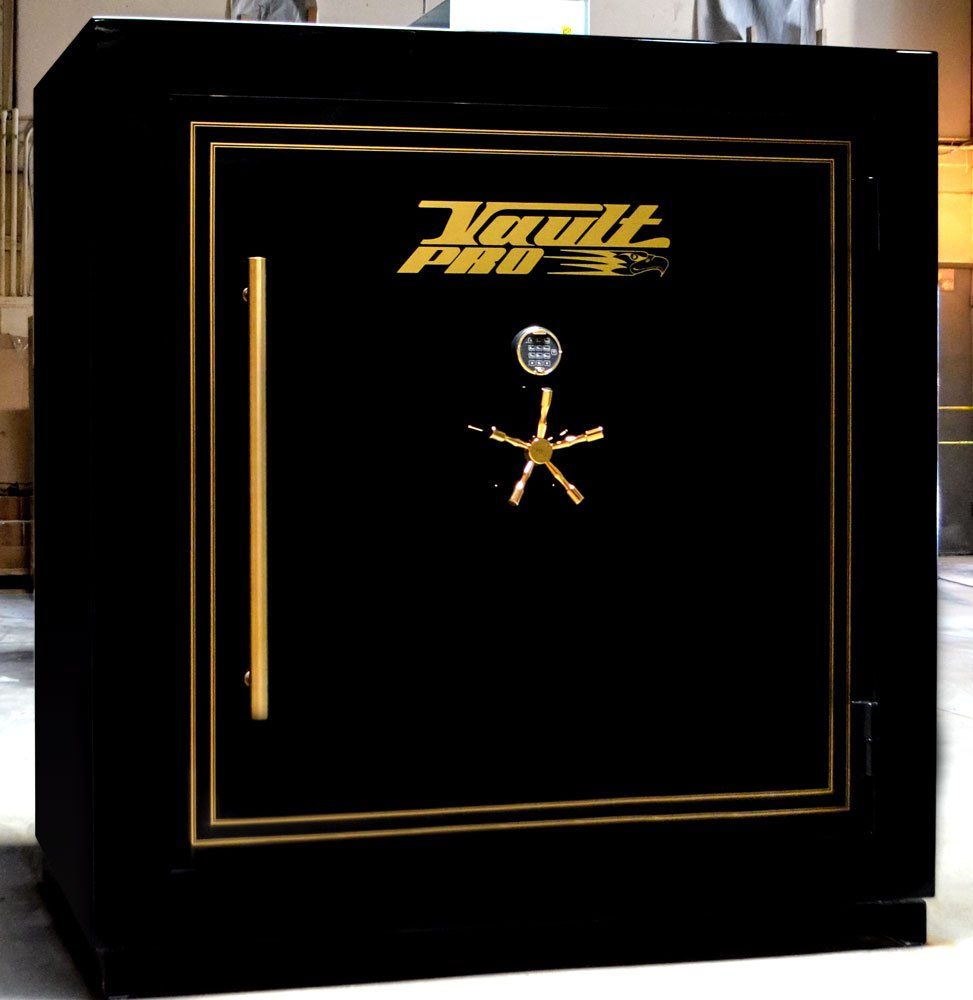 very large safe made in USA with gloss black finish