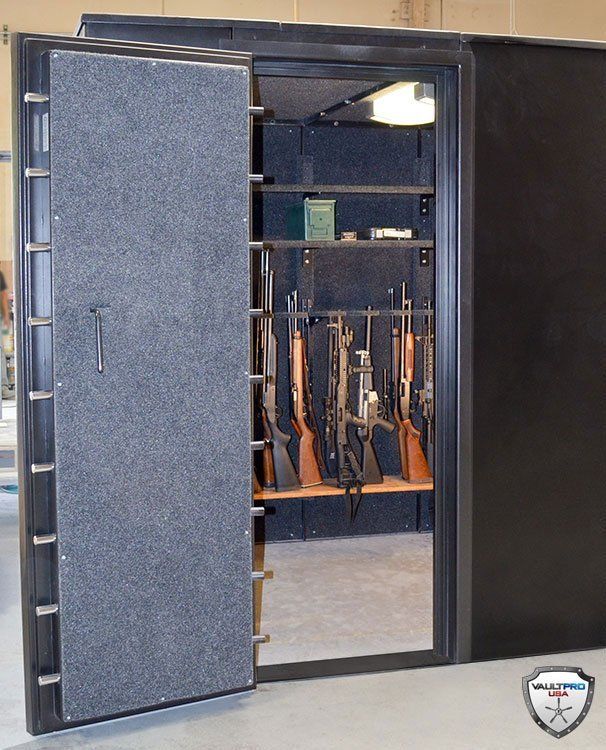 Walk in Vault Room and Storm Shelter Provides Massive Gun Storage.