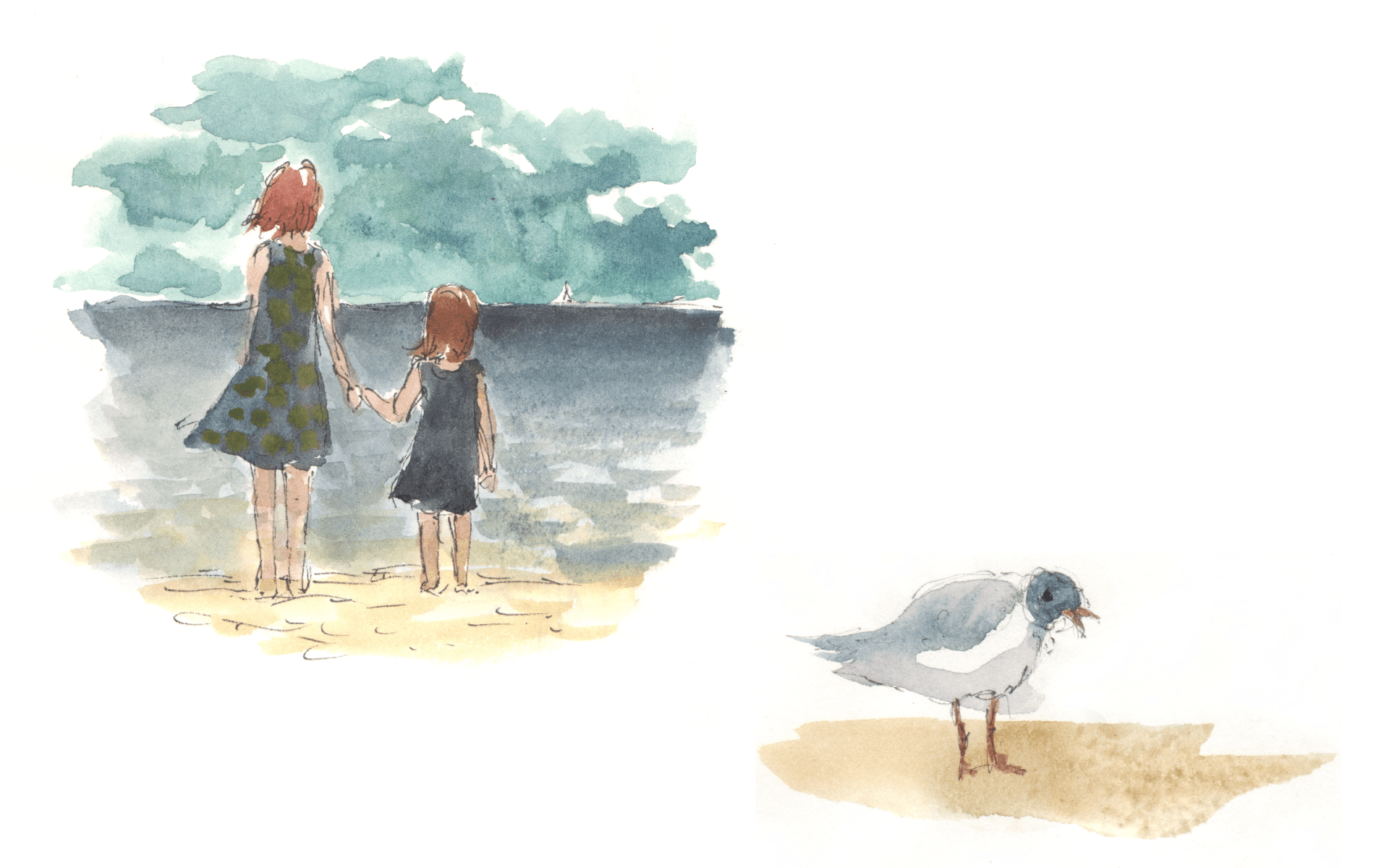 Mariella Fahr Ostsee Strand Möwe