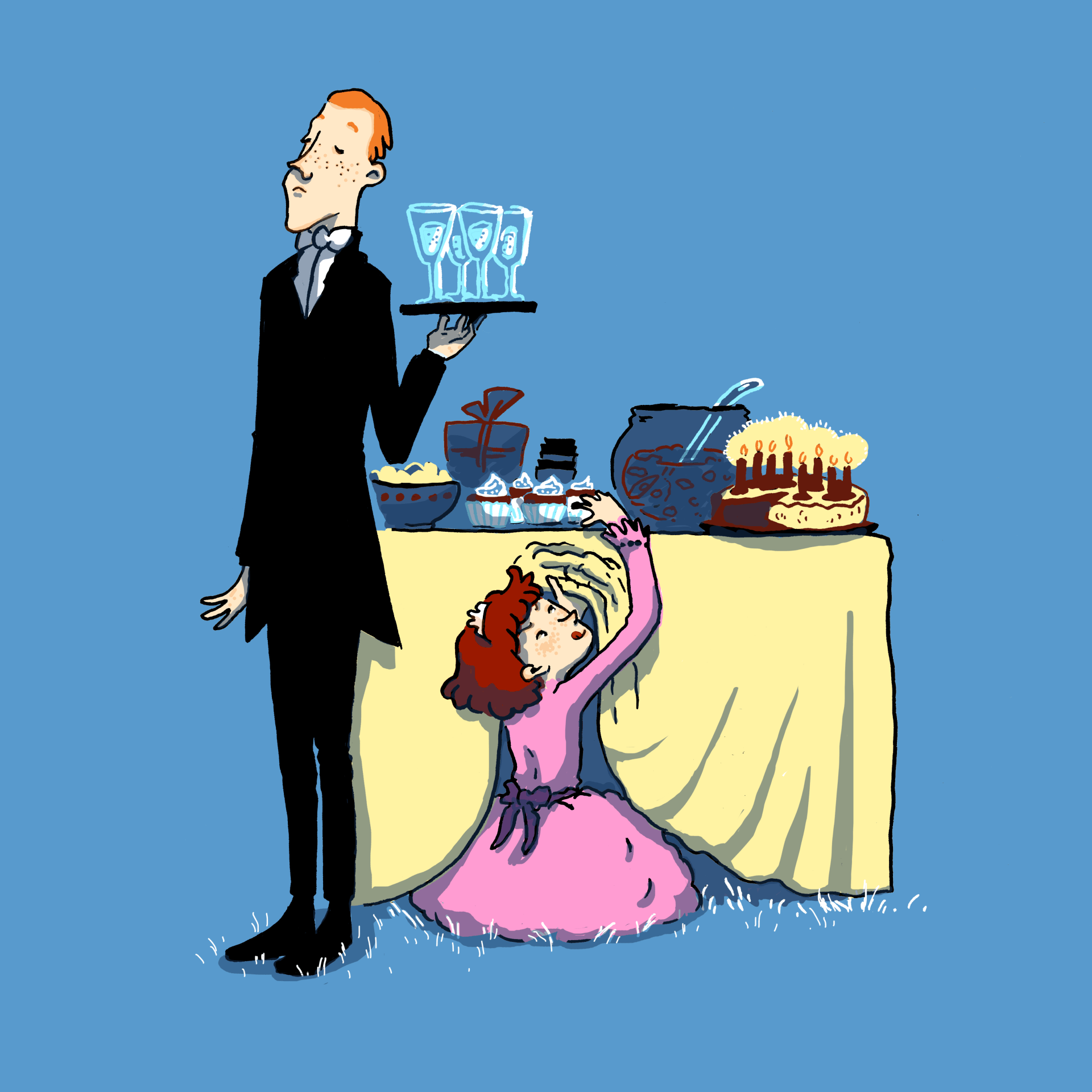 Mariella Fahr Illustration drawwithphi eine freche Prinzessin • princess with an attitude