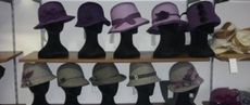 production of ladies' hats production of ladies' hats