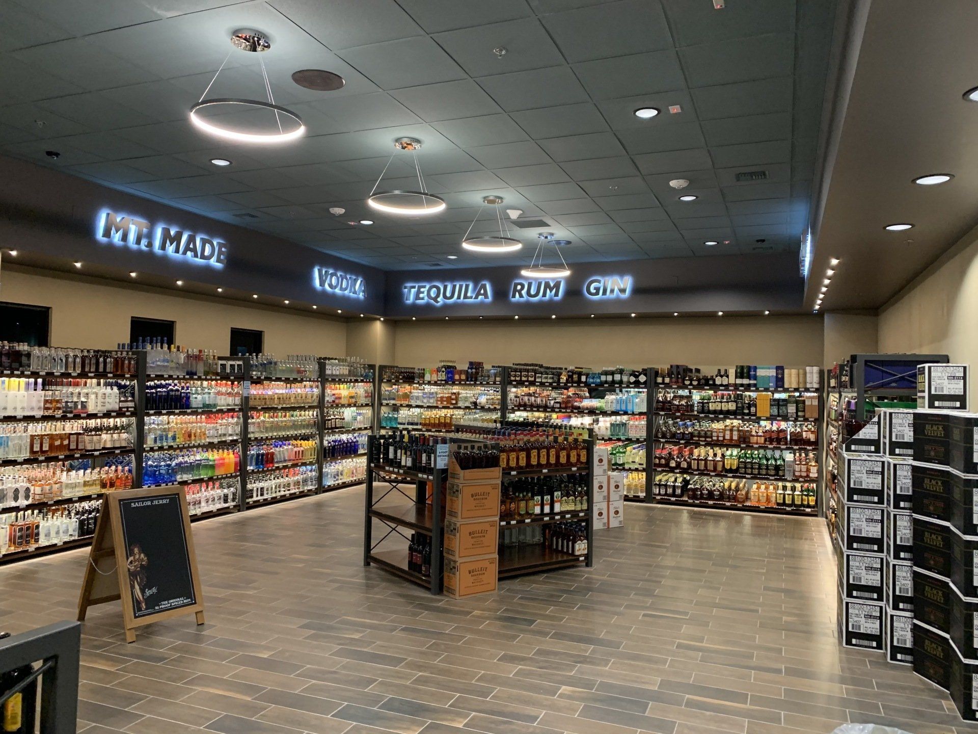 Bozeman 5 Liquor Store interior