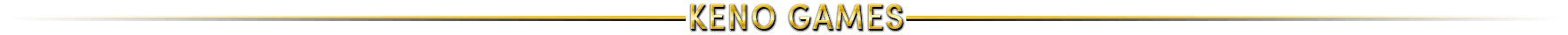 Keno Games header