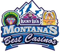 Montana's Best Casinos - Magic Diamond Lucky Lil's Montana Lil's logo