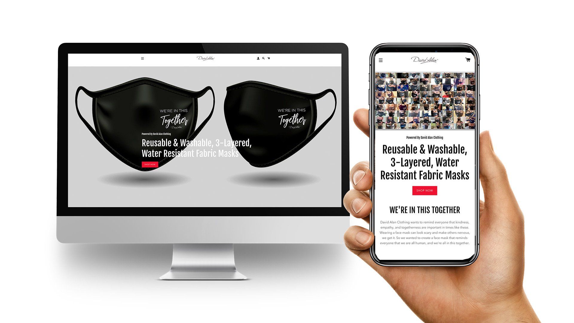 David Alan Masks Website