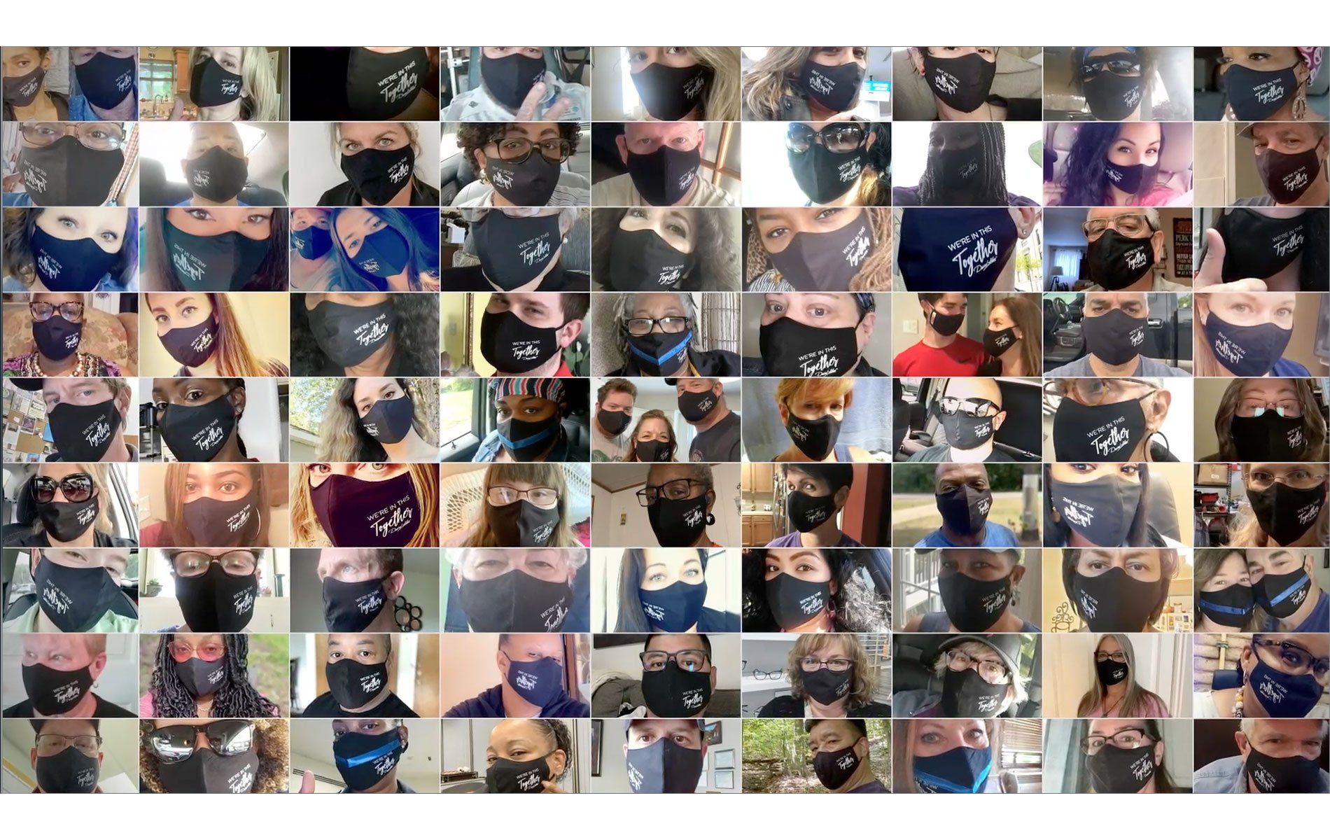 David Alan Masks Collage