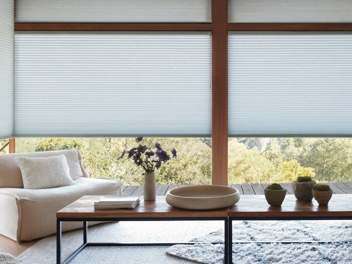 Honeycomb Shades window spaces cell shades