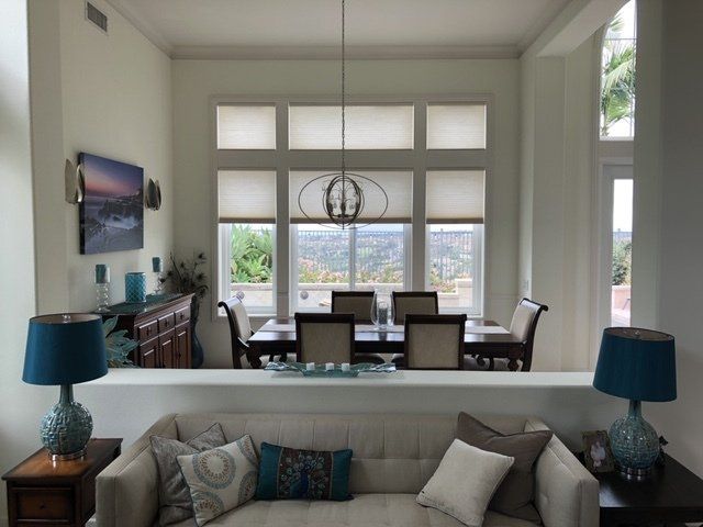 Duette Shades installed by Window Spaces in Carlsbad, CA