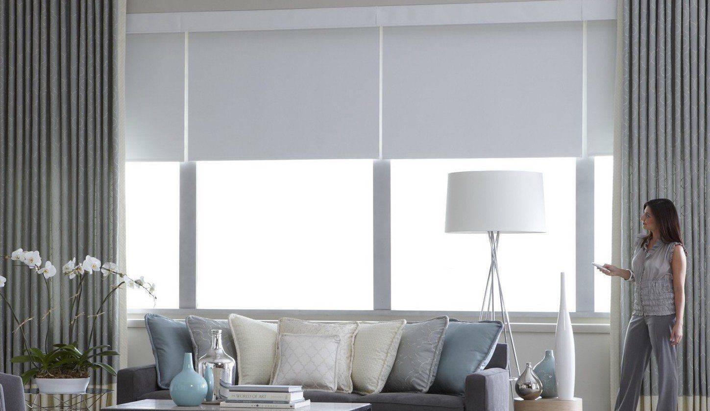Motorized shades and drapery! Motorized shades and drapery!