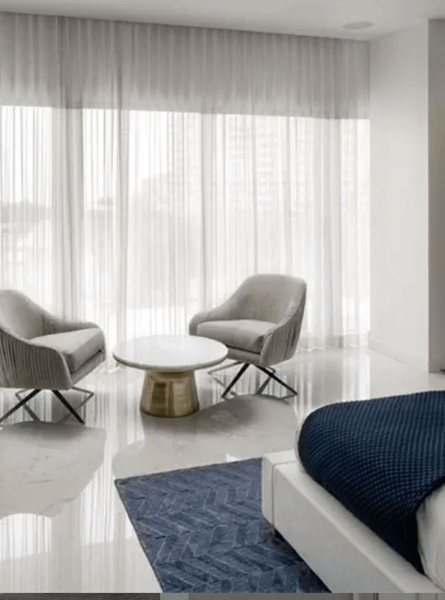 White Sheer Curtains