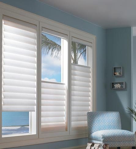 Vignette Modern Roman Shades in bedroom