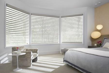 2 inch Faux Wood Blinds in bedroom