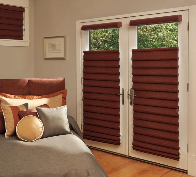 Top Down Bottom Up Roman Shade Window Treatments