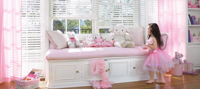 Pink Sheer Curtains & 2