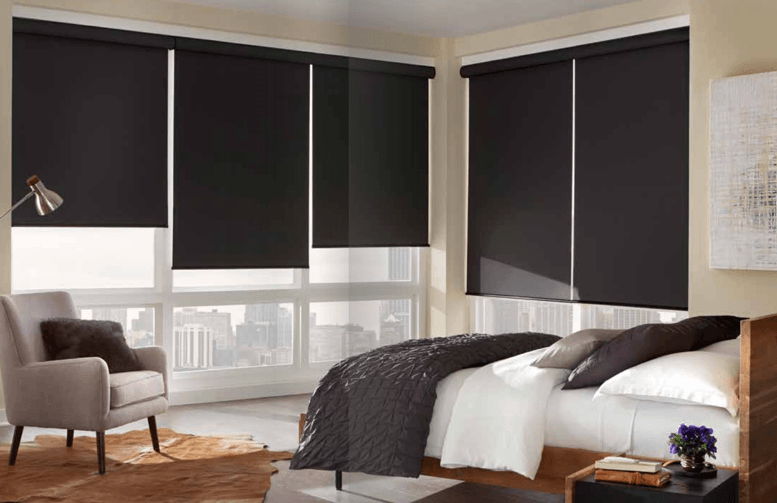 Black Roller Shades