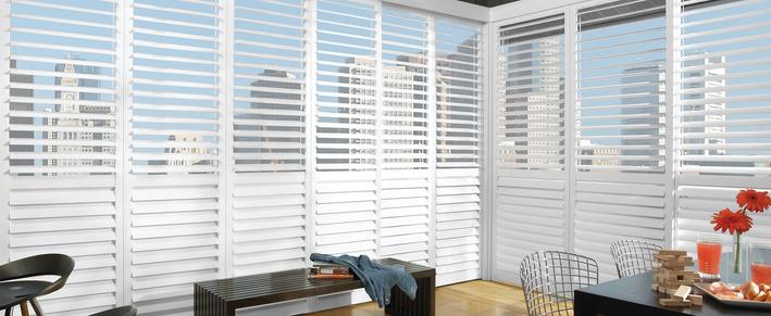 Plantation Shutters for large windows.
