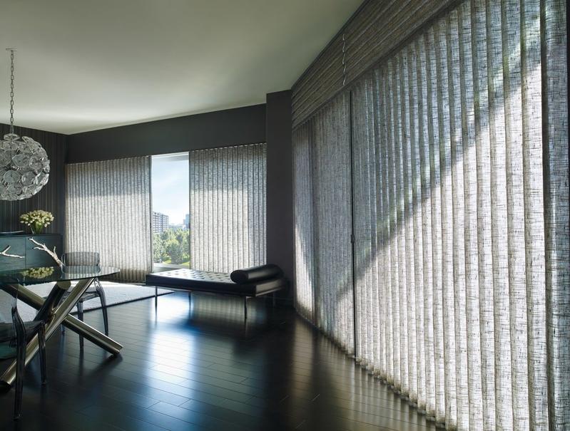 ​​Hunter Douglas Vignette Window Treatments in living room