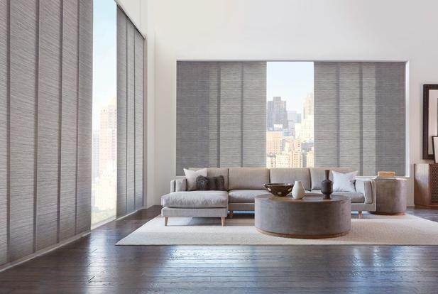 ​​​Sliding Panel Track for Sliding Doors in living room windows